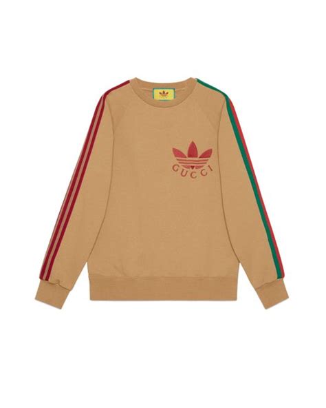 adidas x gucci cotton sweatshirt|Adidas X Gucci men.